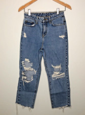 Carmar Women's Distressed/Destroyed Medium Wash Jeans Size 25