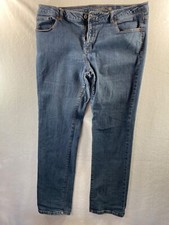 Faded Glory Womens Casual Stretch Straight Classic High Rise Jeans Size 18 A