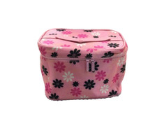 Bai Cai DIE petit vanity pour produit de beauté rose à fleurs avec miroir 20x13 