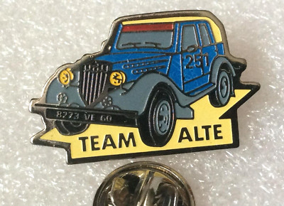 pin's lapel pins ALTE - Auto Location Tous Etudes TEAM Paris-Dakar. silver 3