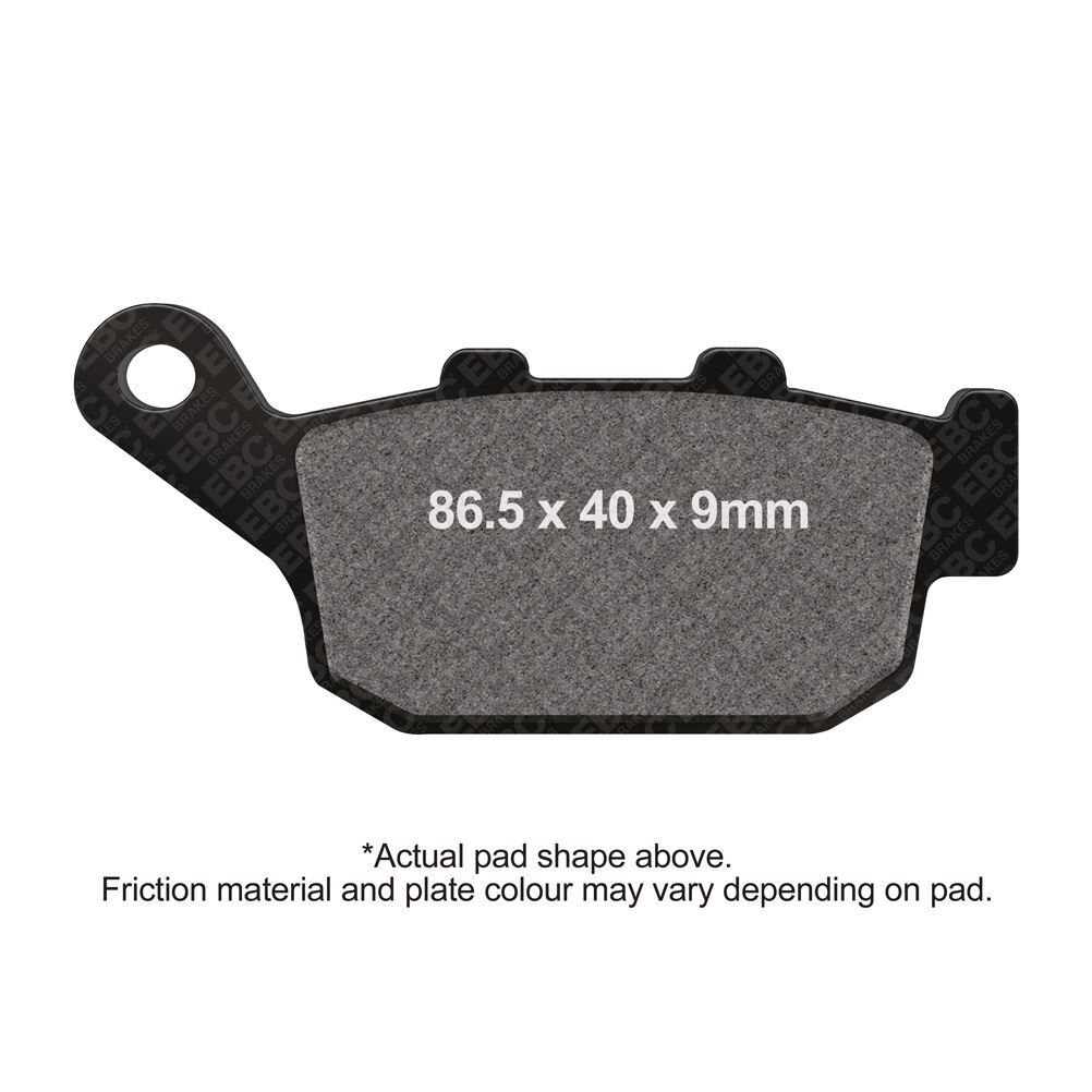 EBC Double H Sintered Street Brake Pad Rear Right Honda CBR 650 F 2014 - 2016
