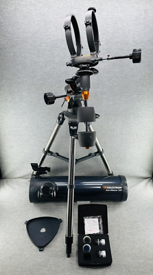 CELESTRON 31045 - AstroMaster 130EQ Newtonian Reflector Telescope Blue  USED
