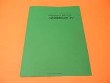 JONSEREDS 60 CHAINSAW WORKSHOP MANUAL   ---  BOX 461 G