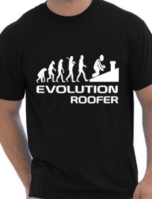 Evolution Of Roofer lustiges Herren-T-Shirt Geburtstag Geschenk Größe S-XXL