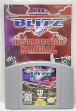 NFL Blitz Nintendo 64 N64 Original Game with Manual | 1997 Tested & Cleaned