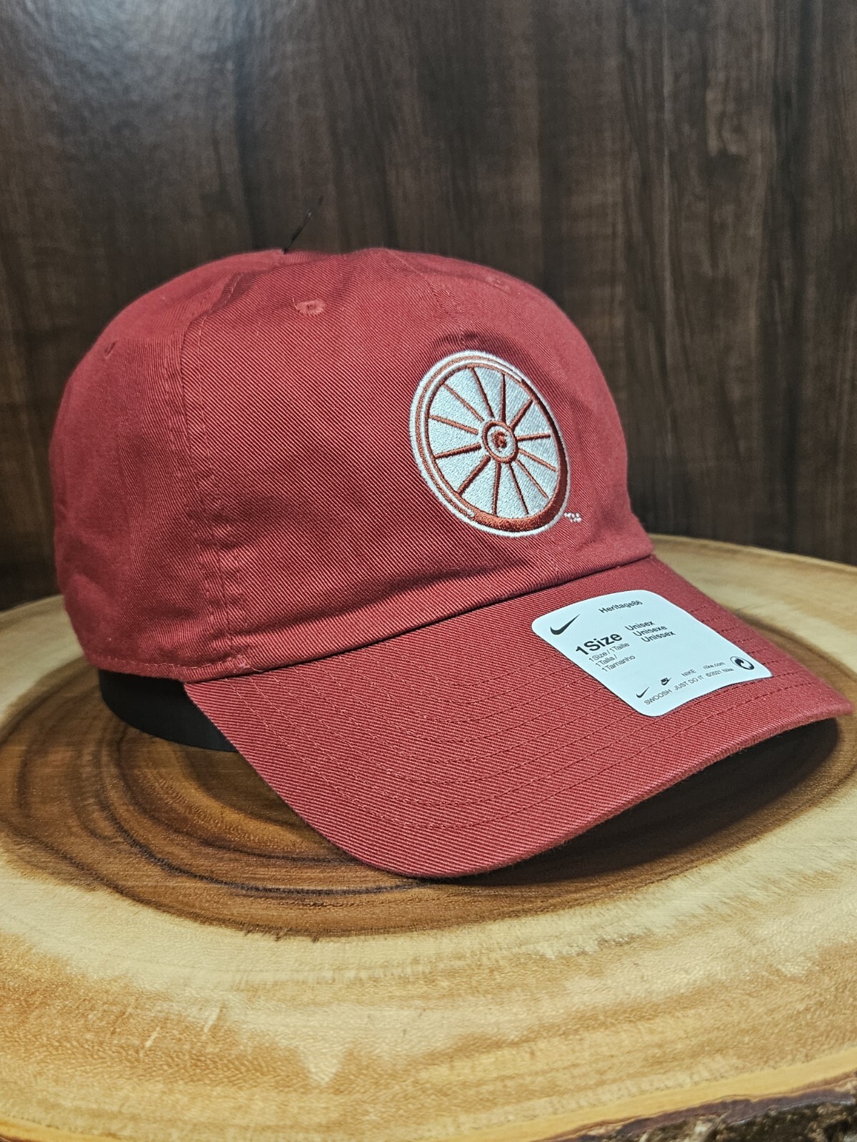 Oklahoma Sooners Nike 1Fit Heritage 86 Strapback Cap Boomer Sooner