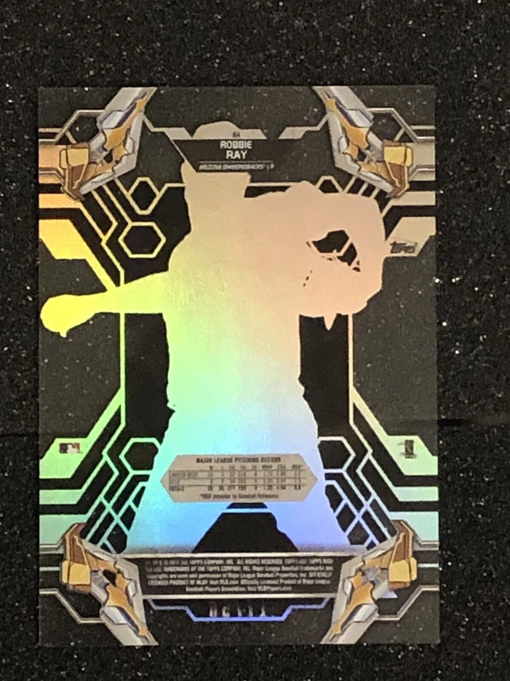 2019 Topps High Tek Black /50 Robbie Ray #64 - Image 2 of 3