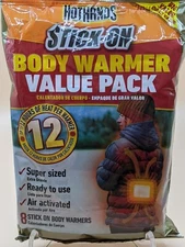 HotHands Stick-On Body Warmers 8 Pack EXP: July 2027!!
