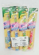 Lot of 6 GUM Sunstar Crayola 1 Minute Timer Light Up Kids' Toothbrushes