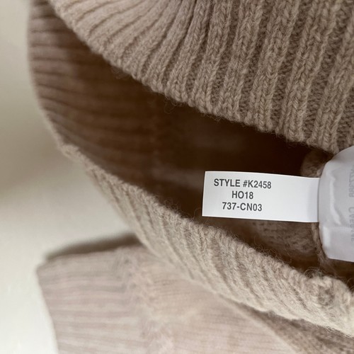 Wallace & Barnes Sweater Mens M Beige Wool Cable Knit Crew Fisherman K2458 - Picture 6 of 16