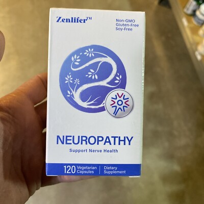 Zenlifer Neuropathy Support Nerve Health 120 Caps Exp. 11/2026