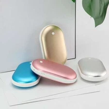 Electric Rechargeable Hand Warmer USB 5000mAh Heater Power Bank Pocket Warmers