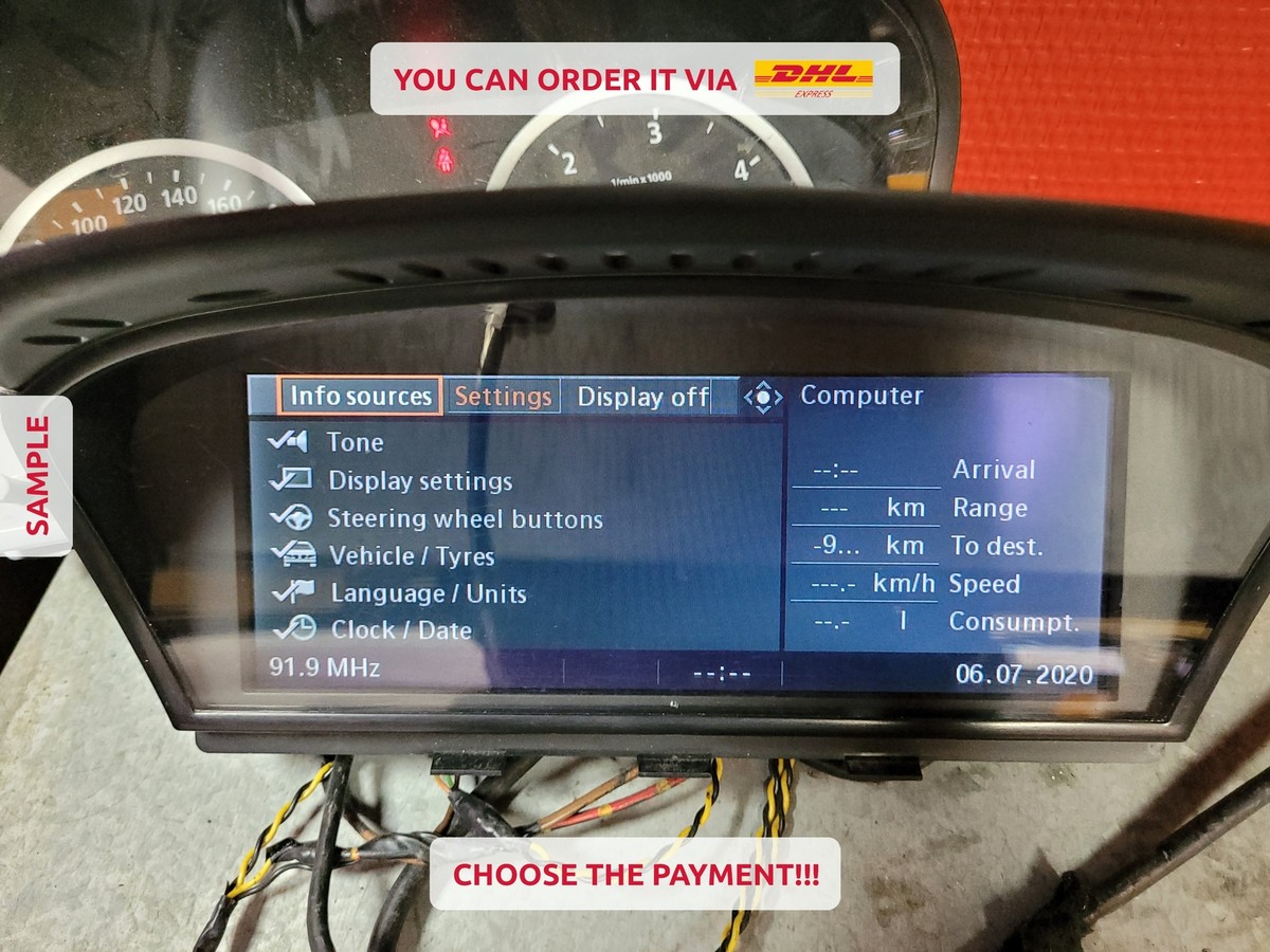 ✓✓✓ BMW 5 Und 3 Serie Display Monitor 8.8 