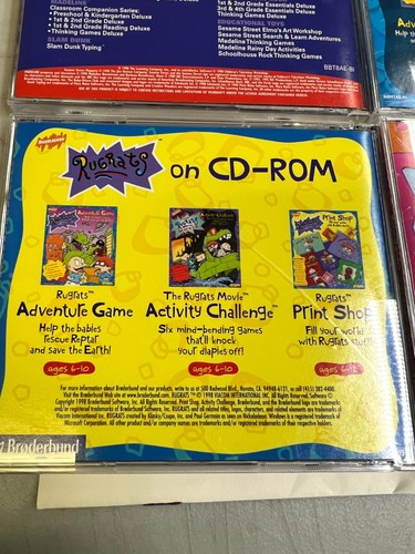 educational adventure cd roms Lot Of 9 Windows Mac Madeline Arthur Big Bird - Picture 16 of 16