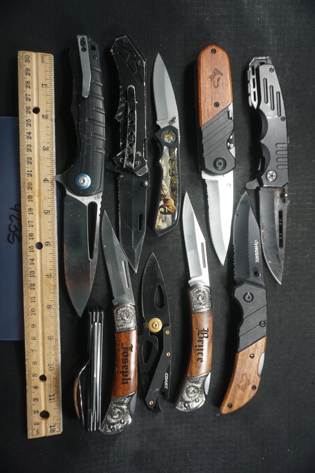 9235 Ten assorted pocket knives eBay