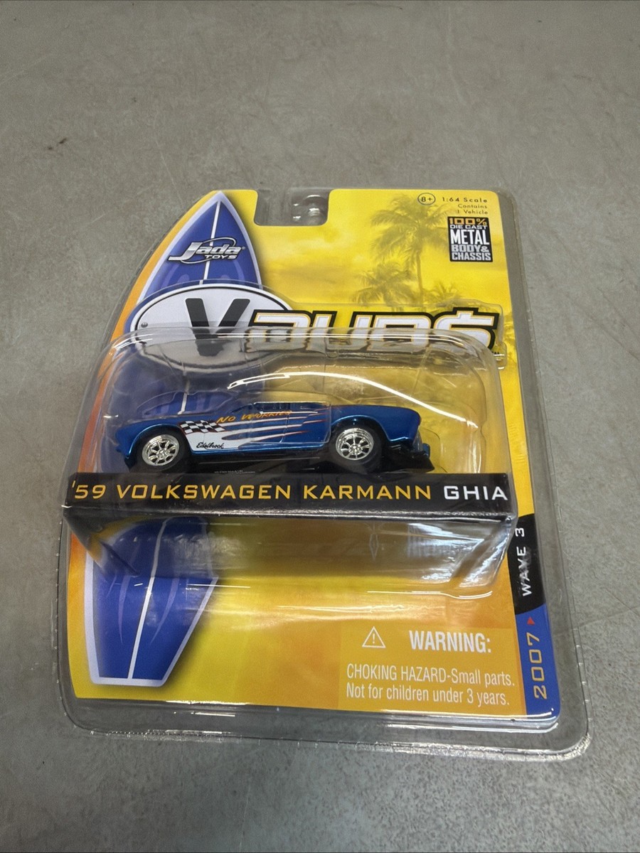 Jada Toys '59 VOLKSWAGEN Beetle VDUBS Wave 3 #12062-029 in PK 2007