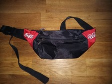 Bauchtasche schwarz mit Print Coca-Cola,  ungetragen