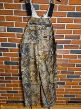 MENS LIBERTY CAMO BIB OVERALLS SIZE 40 WAIST 29.5 LENGTH Realtree ap