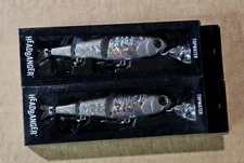Headbanger Top Water Spitfire Holo Silver 4.5 HBSF45HS Fishing Lure New LOT OF 2