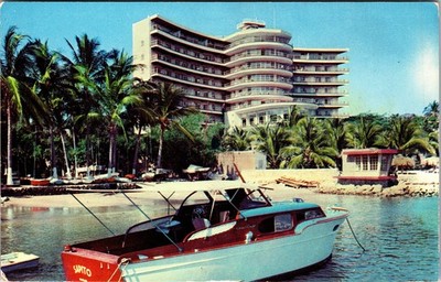Acapulco, Guerrero Hotel Club De Pesca/Exterior/Boat 'Sapito'/Beach -A129