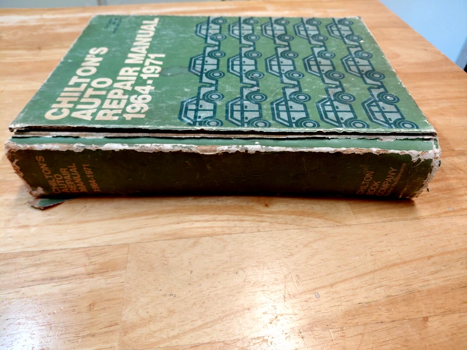 Manual de reparación de automóviles de Chilton instrucciones ilustraciones BUENO 1964-1971 libro 5974 Foto 4 de 4