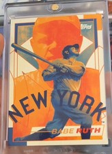 2021 Topps Project 70 Card #153 - 1990 Babe Ruth by Matt Taylor Yankees