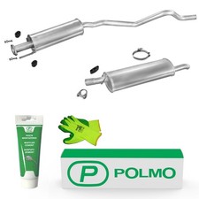 POLMO Auspuff Auspuffanlage mit E-Prüfzeichen /115