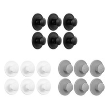 6Pcs Self Sticky Cabinet Knobs Handles Versatile Pulls for Furniture Wardrobes