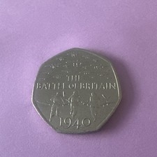 2015 The Battle of Britain 1940 - 75 years anniversary 50p Fifty Pence Coin