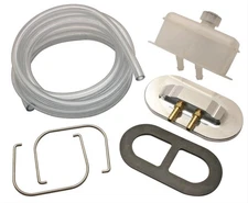 Classic Performance Master Cylinder Reservoir Remote Style Plastic White Cap Kit