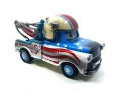 Disney Pixar Cars Toon Deluxe Burnt Cannonball Mater 1:55 Superstar Paint Job