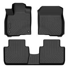 3pcs Floor Mats Tpe Rubber For 2023 2024 2025 Honda Hr-v All-weather Car Liners