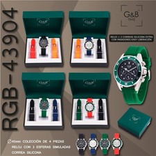 G&B Premium Watch & Bracelet Set Fashion Quartz Jewellery Gift New