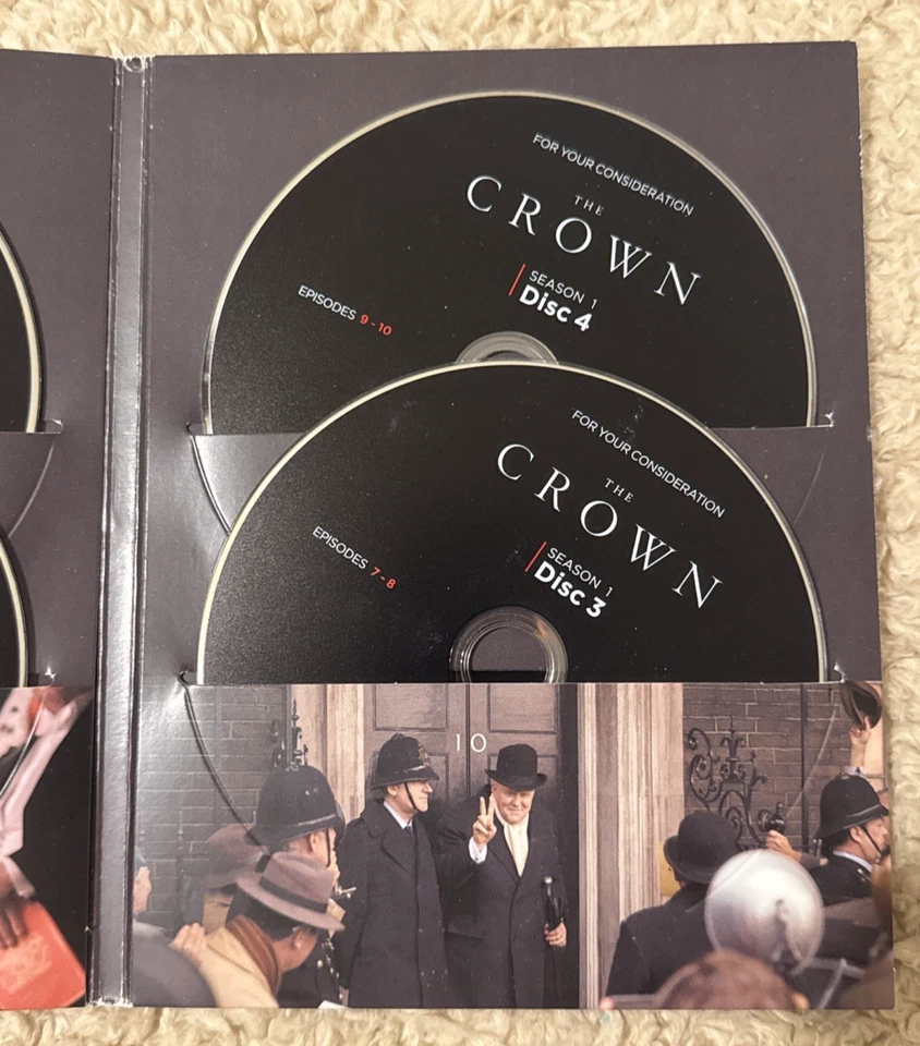 THE CROWN FYC DVD LOT SEASONS 1 2 & 4 + PROMO PHOTOS ROYAL FAMILY MATT SMITH - Image 4 of 4