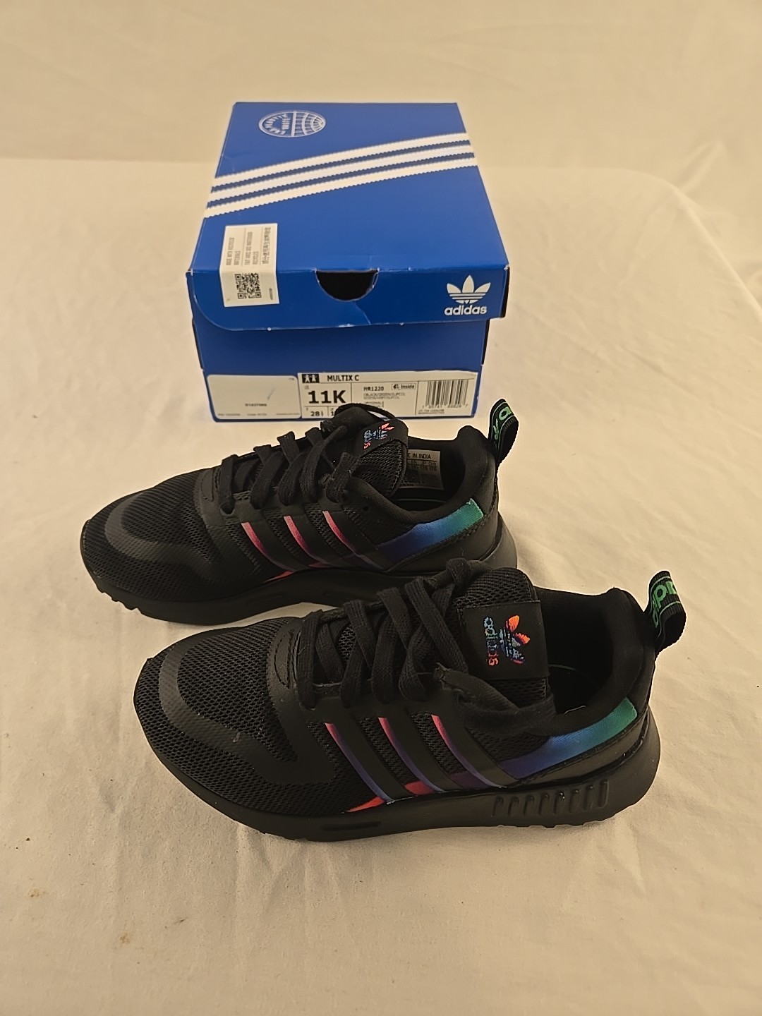 Adidas Multix C Little Kids’ Shoes Size 11K Cblack Green Supcol Brand New In Box Adidas Multix C Little Kids’ Shoes Size 11K Cblack Green Supcol Brand New In Box