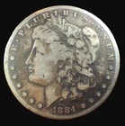 1884-S Morgan Silver Dollar - $1 - SEMI-KEY DATE! - FREE SHIPPING!!