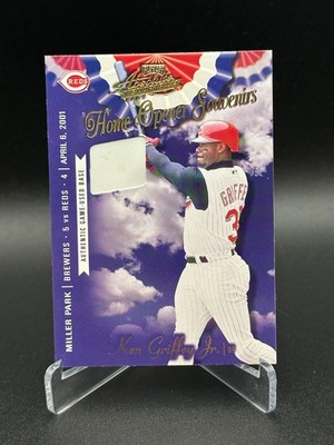 2001 Playoff Absolute Memorabilia Ken Griffey Jr Home Opener Souvenirs  /400