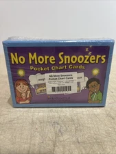 2013 Really Good Stuff No More Snoozers Pocket Chart Cards #305921