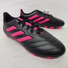 Adidas Goletto VIII 8 FG Soccer Cleats GX6907 Black Team Shock Pink Kids' Size 5