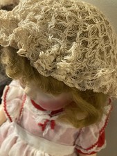 Vintage Crocheted Mesh Doll Cap