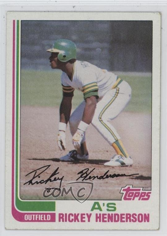 1982 Topps Rickey Henderson #610 HOF 0xy0