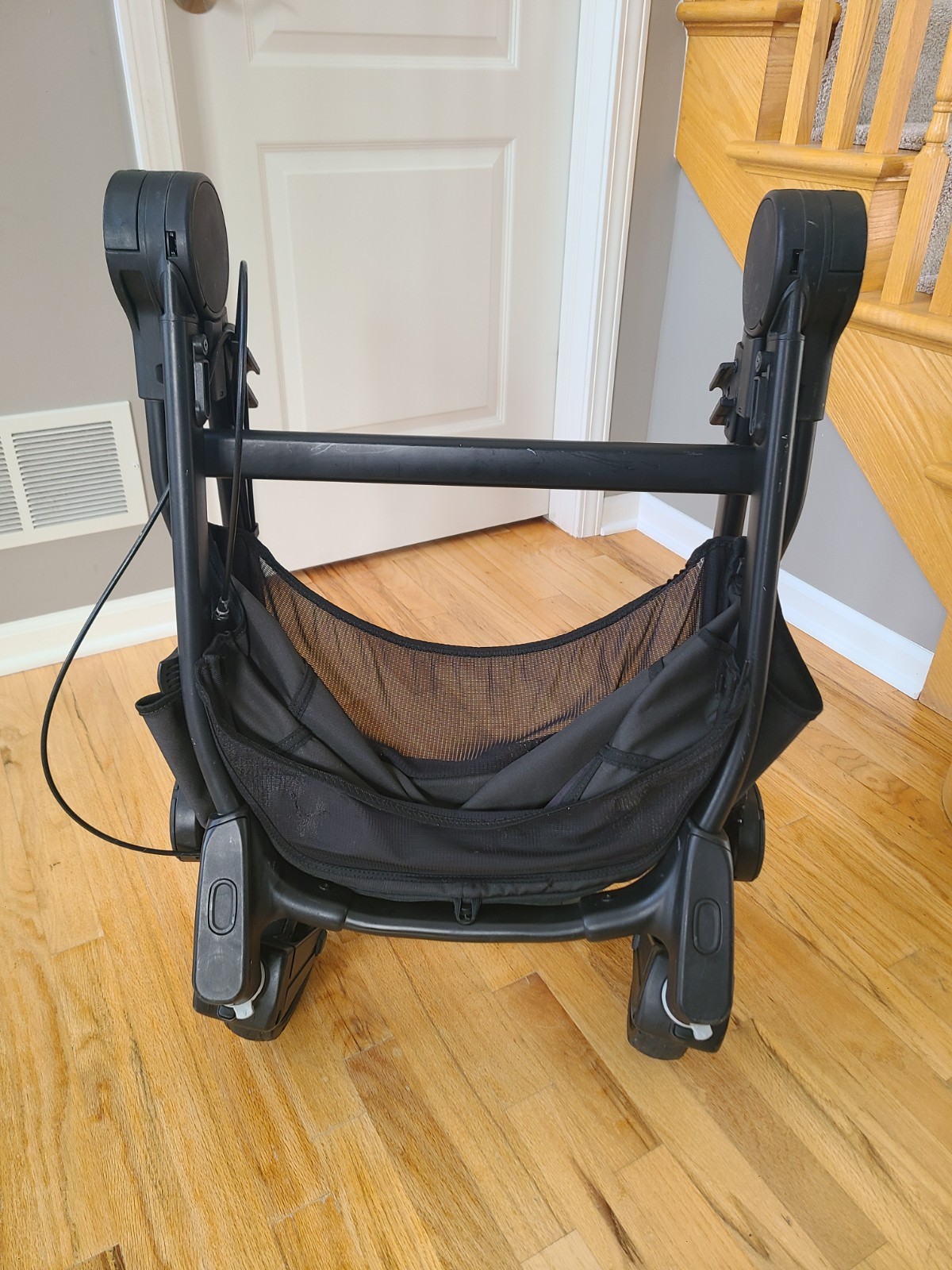 Baby Jogger City Select LUX stroller FRAME  + basket + set of 2 wheels GOOD COND