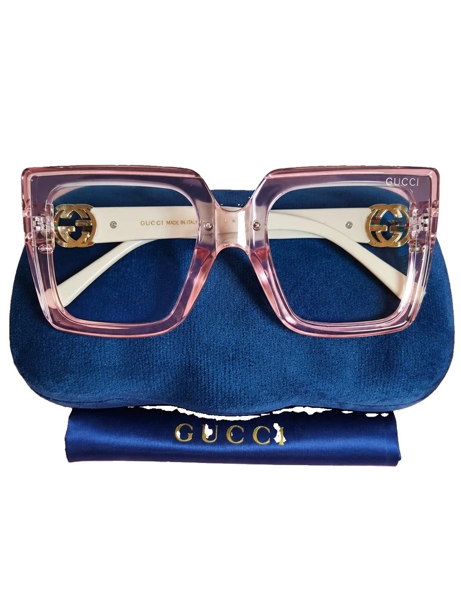 Gucci Pink Square Sunglasses for Women for sale | eBay