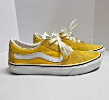 Vans Old Skool Yellow Canvas Suede Sneakers Unisex Low Top Skate Shoes Size 6/7