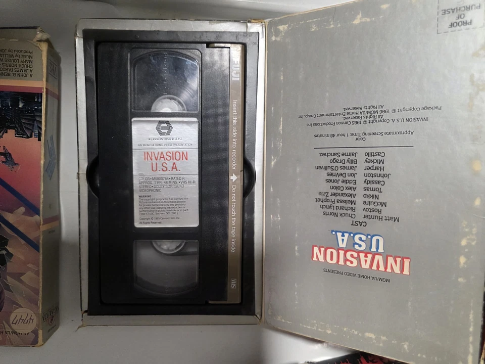 Chuck Norris Big Box Vhs Tapes - Image 2 of 3