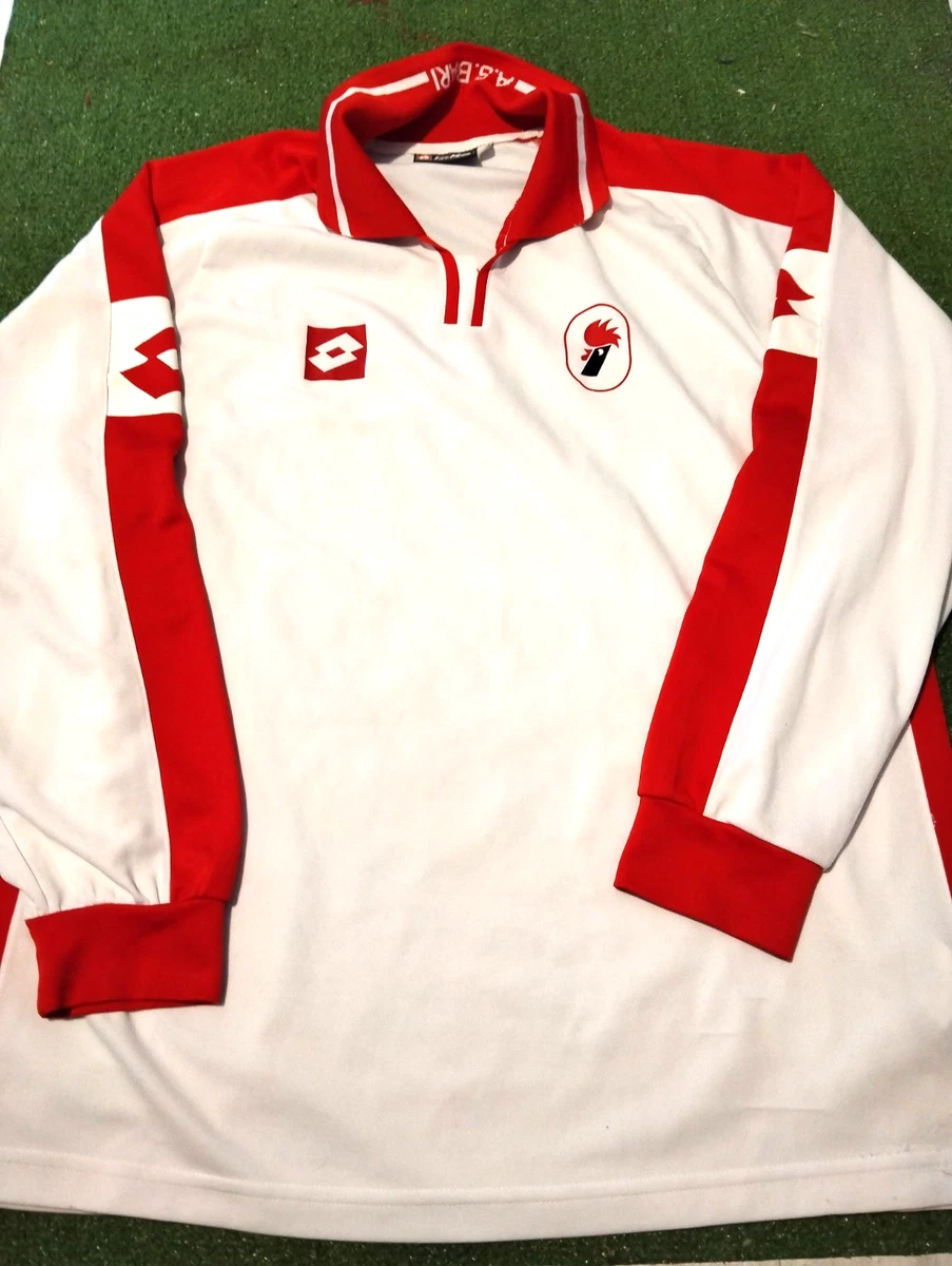 Sweat D'Entraînement Vintage Bari Calcio Taille L - Erreà, Bleu, Fabriqué En Italie