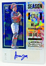 Francisco Mejia 2018 Chronicles Contenders Cracked Ice Season Ticket /24 Auto SP