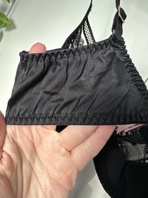 Agent Provocateur &lsquo;Tina&rsquo; Wired Lace Bra 34B Mesh Silk Black 2014 Collection Rare