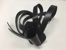 Parade Carrying Belt Sling Color Guard Black Leather Double