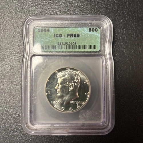 PR69 1964 Kennedy Half Dollar - Graded ICG *179